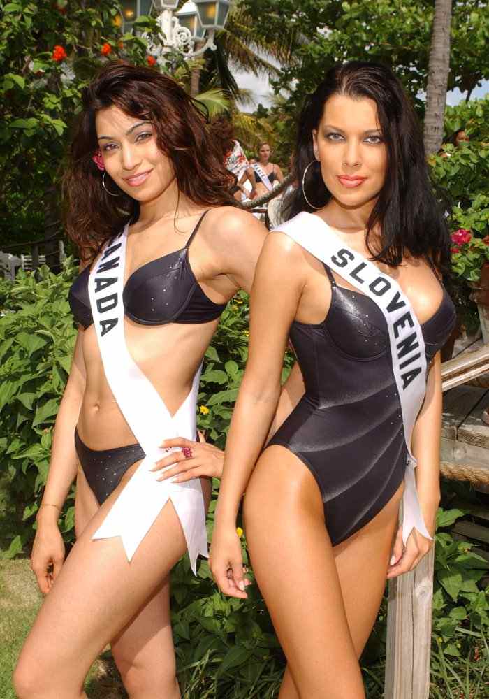 Neelam Verma at Miss Universe 2002 03