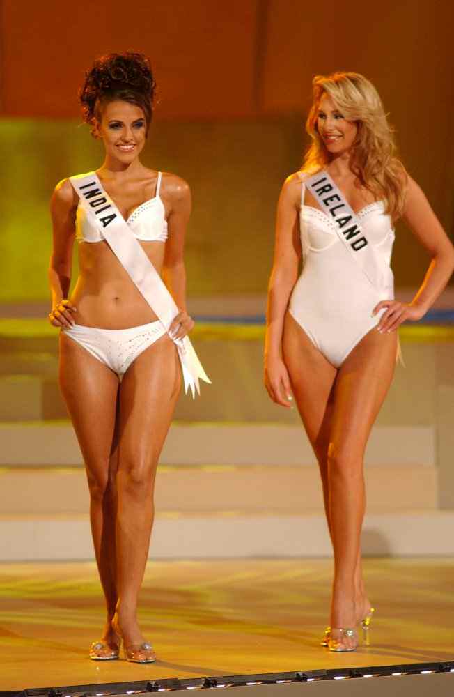 Neha Dhupia at Miss Universe 2002 24