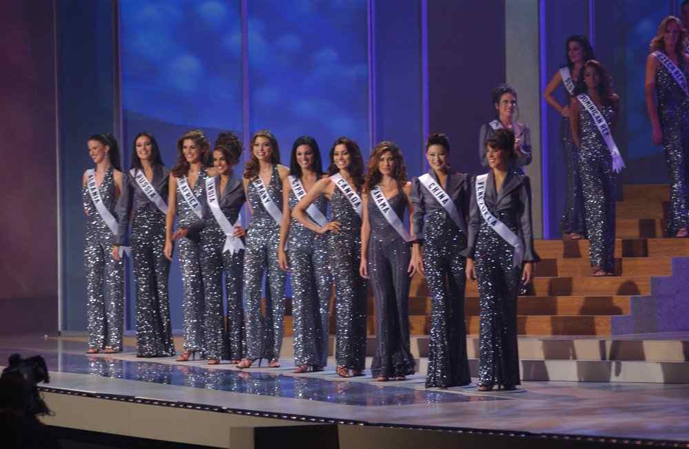 Neha Dhupia at Miss Universe 2002 31