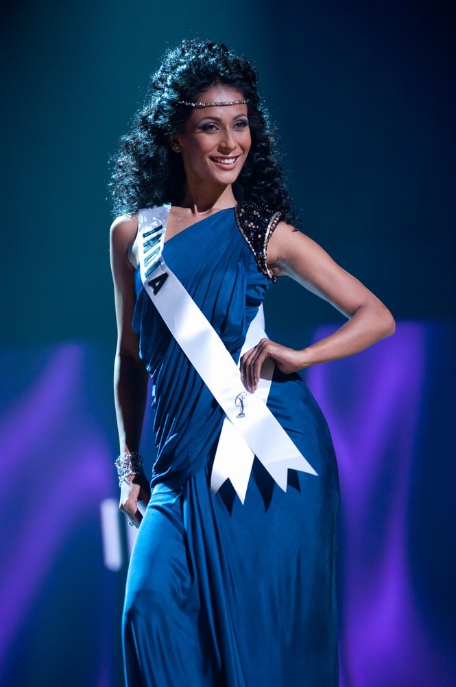 Ushoshi Sengupta at Miss Universe 2010 35