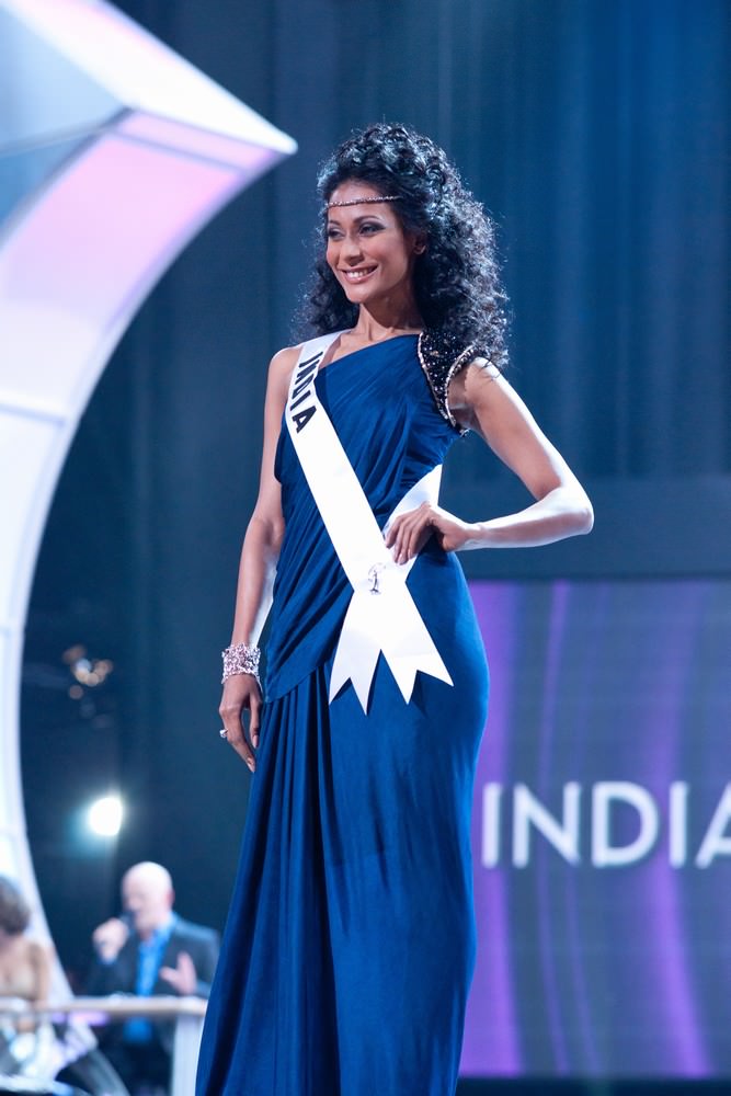 Ushoshi Sengupta at Miss Universe 2010 38